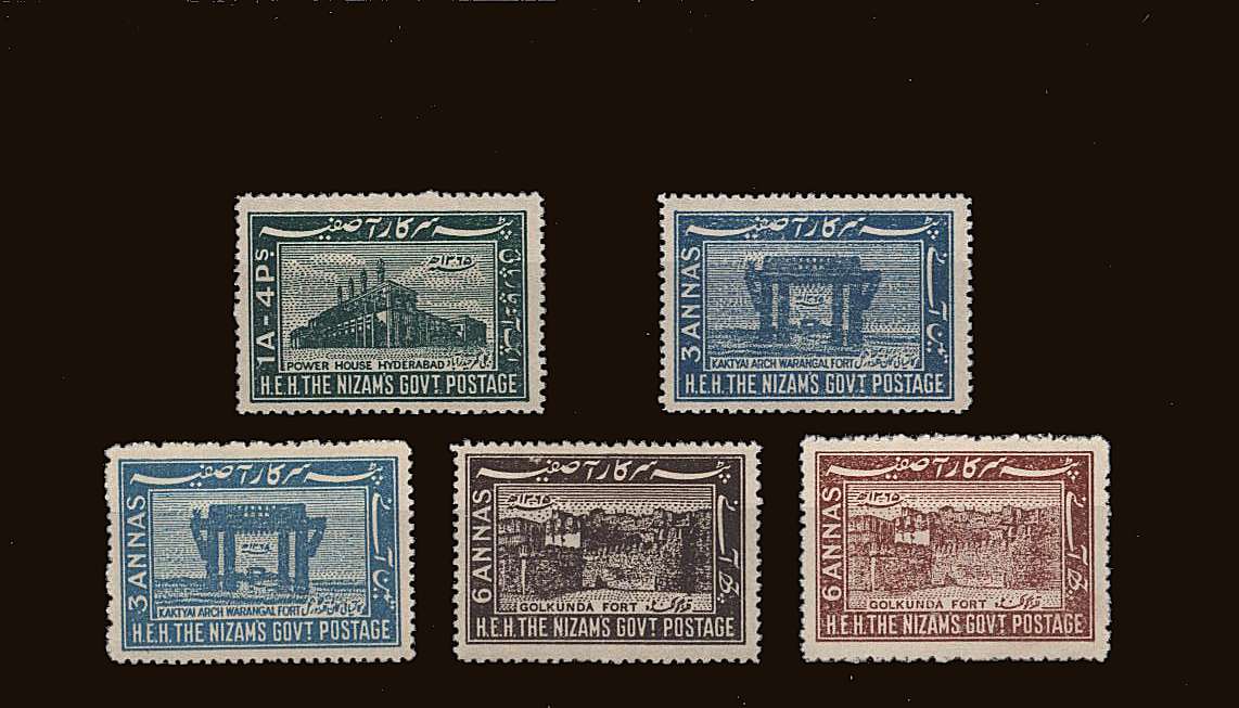The Pictorials set of three plus the SG listed additional shades <br/>on the 3a and 6a values very lightly mounted mint.<br/>SG Cat  £41
<br/><b>QQR</b>