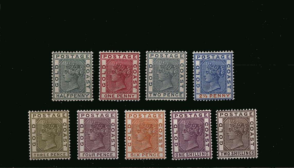 A fine and very fresh set of nine superb very, very lightly mounted mint.<br/>A gem set!!
<br/><b>QQW</b>