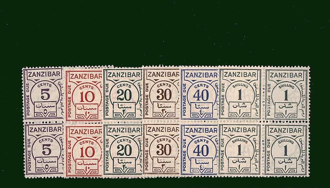 Superb unmounted mint set of six on the Original Papers in blocks of four! Rare!!
<br/><b>BBD</b>
