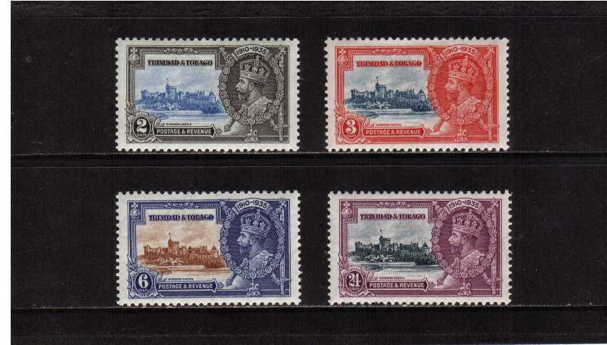 Silver Jubilee set of four superb unmounted mint.<br/><b>SEARCH CODE: 1935JUBILEE</b><br/><b>QQF</b>