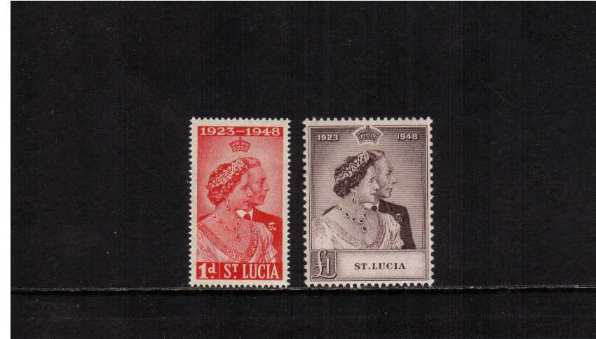 the 1948 Royal Silver Wedding set of two superb unmounted mint.<br/><b>SEARCH CODE: 1948RSW</b><br/><b>BBQ</b>