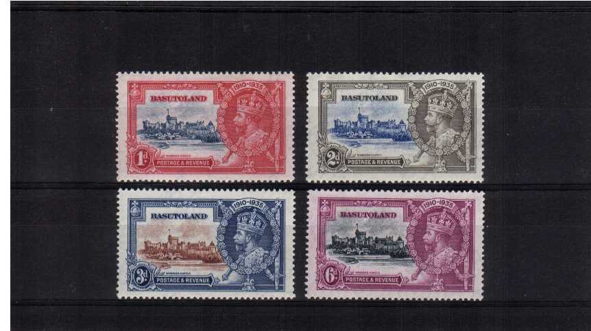 Silver Jubilee set of four superb unmounted mint.<br/><b>SEARCH CODE: 1935JUBILEE</b><br/><br/><b>QQF</b>
