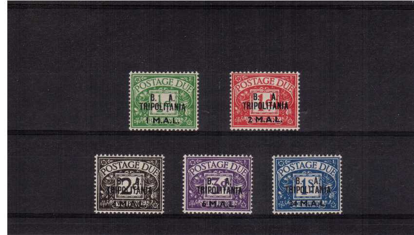 A superb unmounted mint Postage Due set of five.