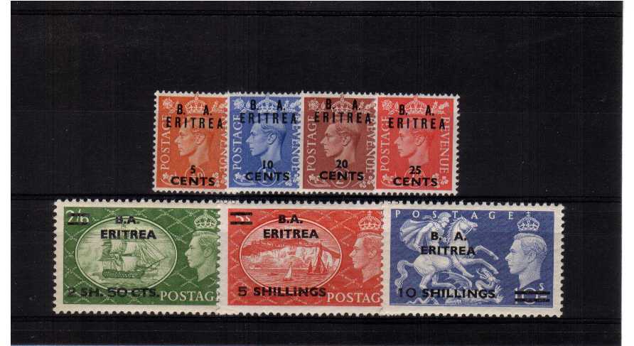 Superb unmounted mint set of seven.<br/><b>BBP</b>