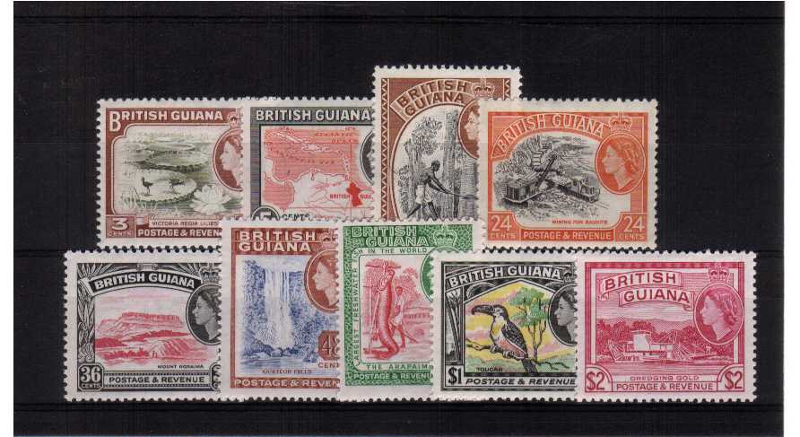 A superb unmounted mint ''Block Watermark'' set of nine. Scarce set!<br><b>BBJ</b>