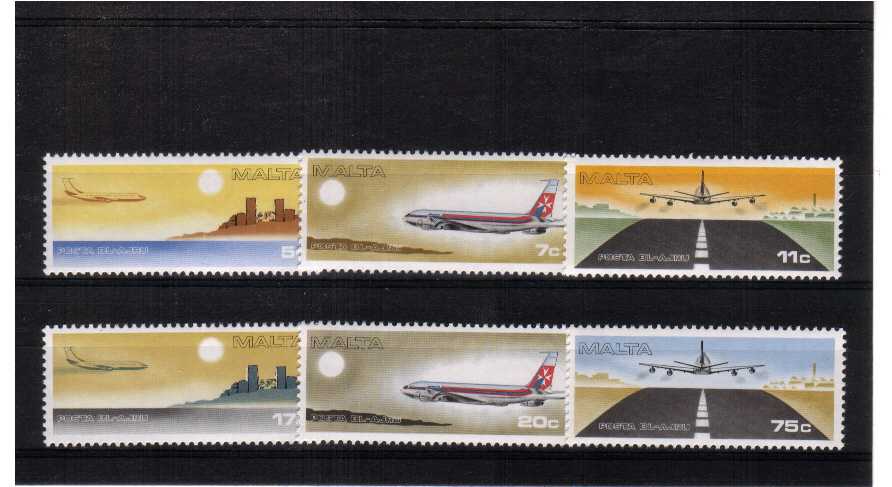 The AIRS set of six superb unmounted mint.