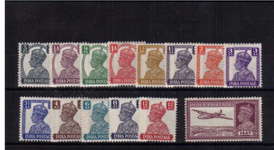 A lightly mounted mint set of fourteen.<br/><b>BBP</b>