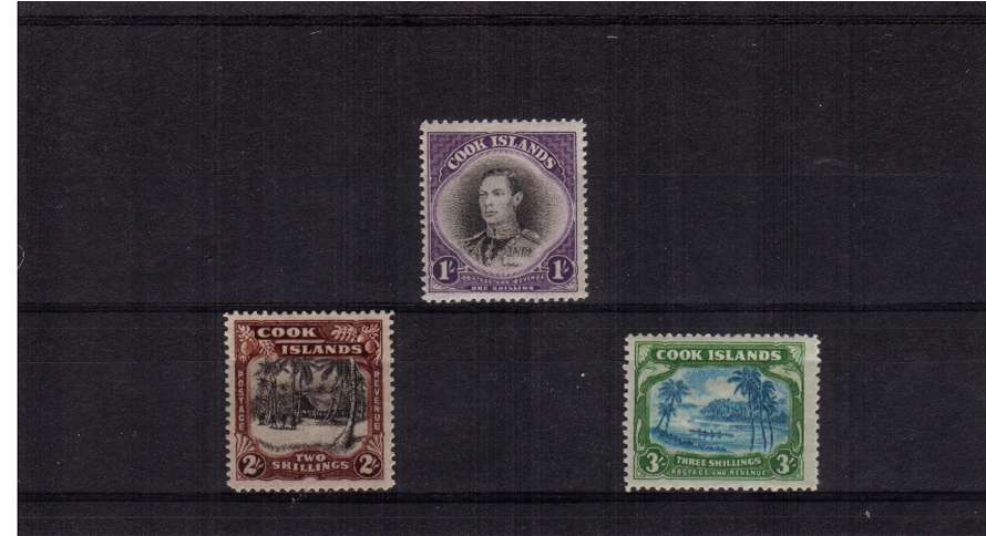 Superb unmounted mint set of three.<br/><b>BBP</b>