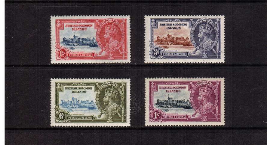 Silver Jubilee set of four lightly mounted mint.<br/><b>SEARCH CODE: 1935JUBILEE</b><br/><b>BBP</b>