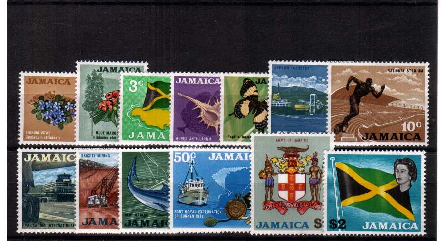 Superb unmounted mint set of thirteen.