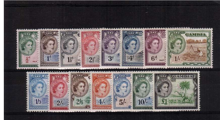 A fine mounted mint set of fifteen.<br/><b>BBP</b>
<br><b>ZKZ</b>