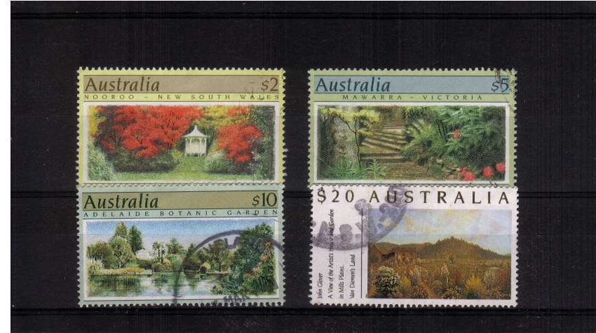 High Values definitive set of four fine used