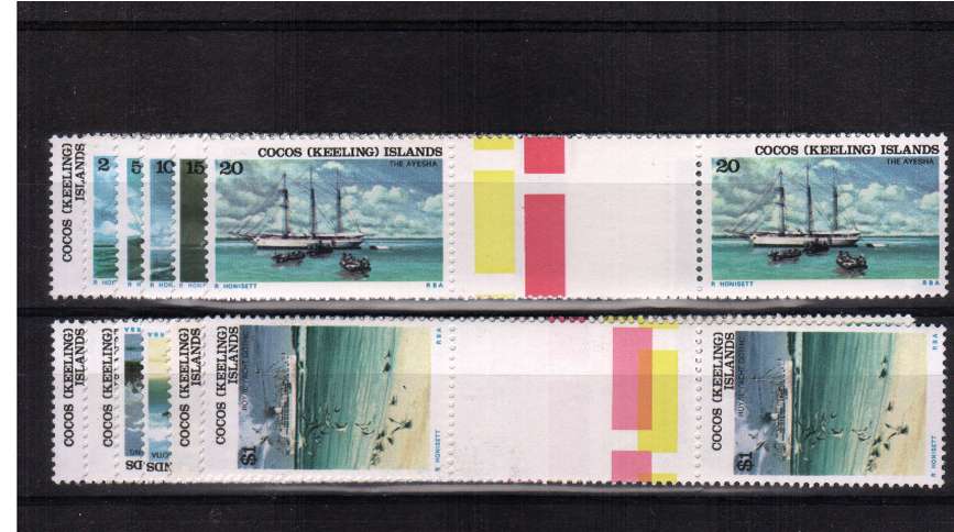 Superb unmounted mint set of twelve in gutter pairs.
<br/><b>QHQ</b>