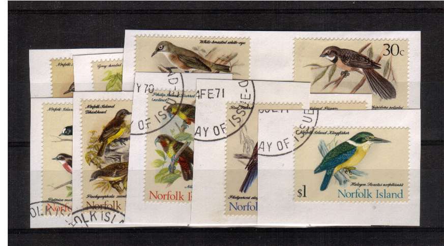 A superb fine used set of fifteen all on piece from First Day Cover.
<br/><b>QQT</b>
