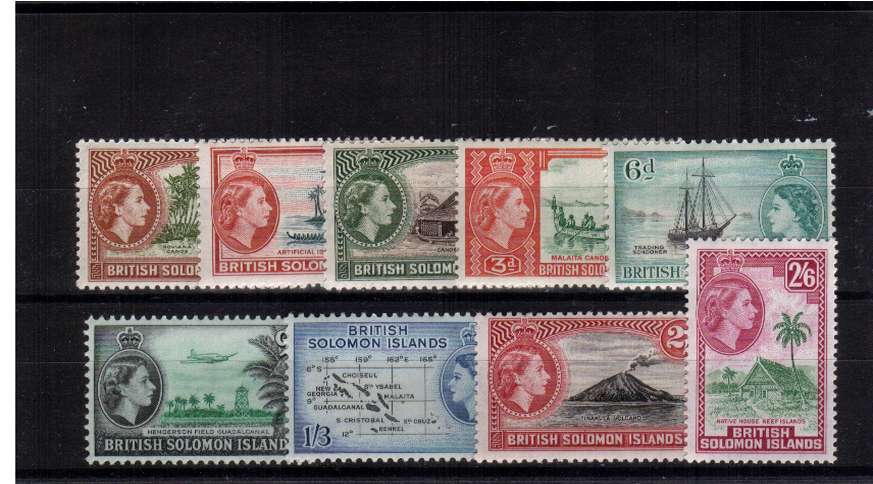 The Block watermark set of nine superb unmounted mint.<br><b>BBJ</b>