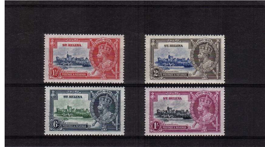 Silver Jubilee set of four superb unmounted mint.<br/><b>SEARCH CODE: 1935JUBILEE</b><br/><b>BBJ</b>