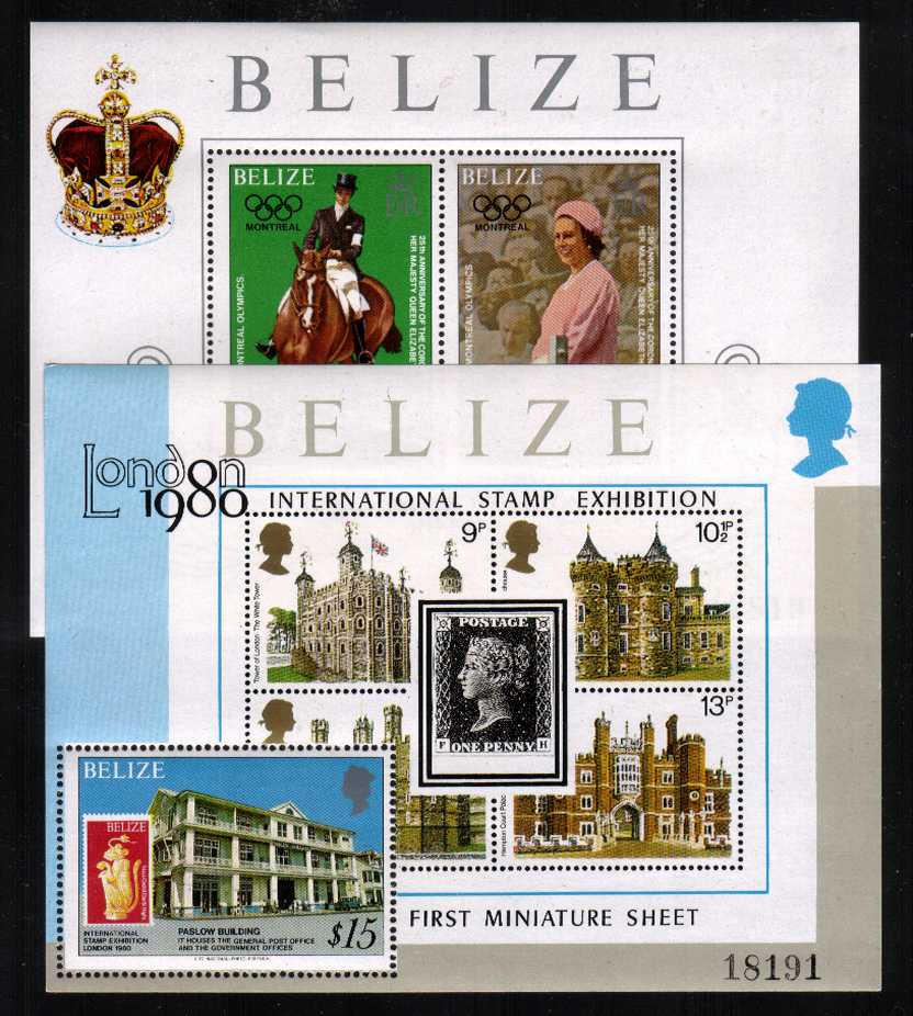 25th Anniversary of the Coronation set of two minisheets superb unmounted mint.
<br/><b>ZQR</b>