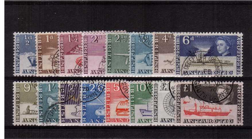 A superb fine sed set of sixteen that includes both the 1 values. <br/><b>BBP</b>