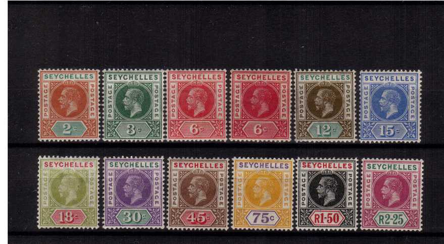 The Multiple Crown watermark set of eleven with the bonus of the<br/>6c Aniline-Carmine all very lightly mounted mint.
<br><b>ZKP</b>