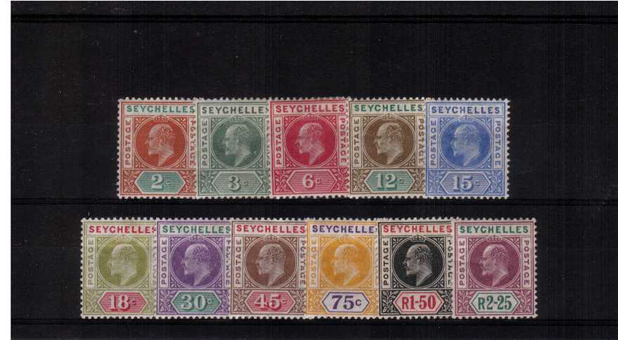 The Multiple Crown watermark set of eleven lightly mounted mint.
<br><b>ZKP</b>