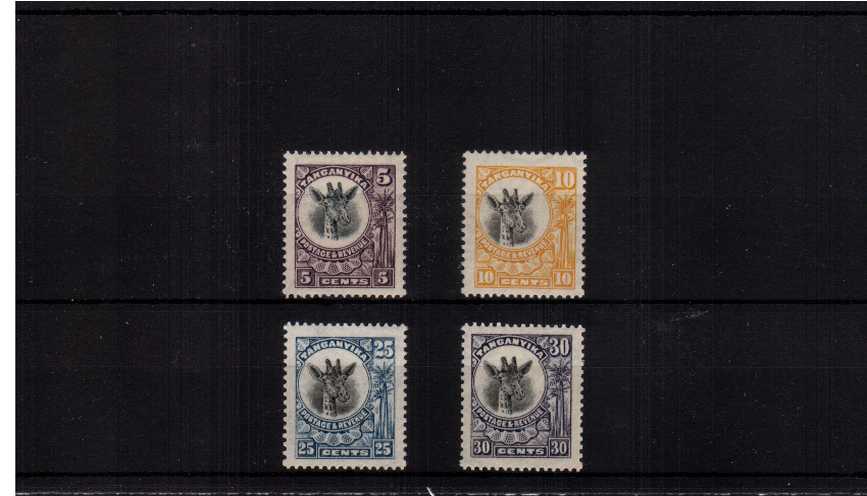 The ''Giraffe'' set of four superb unmounted mint.<br/>Rare unmounted!!
<br><b>BBJ</b>