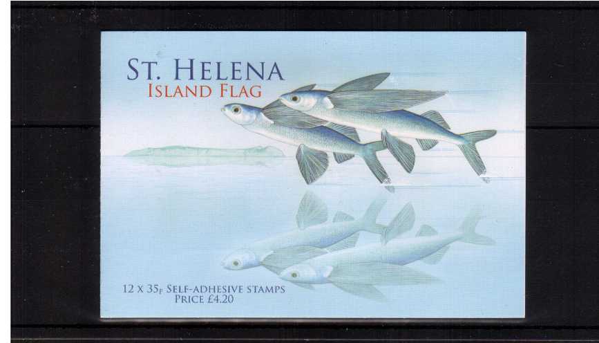 4.20 Self Adhesive booklet of 12 x 35p showing St Helena Flag