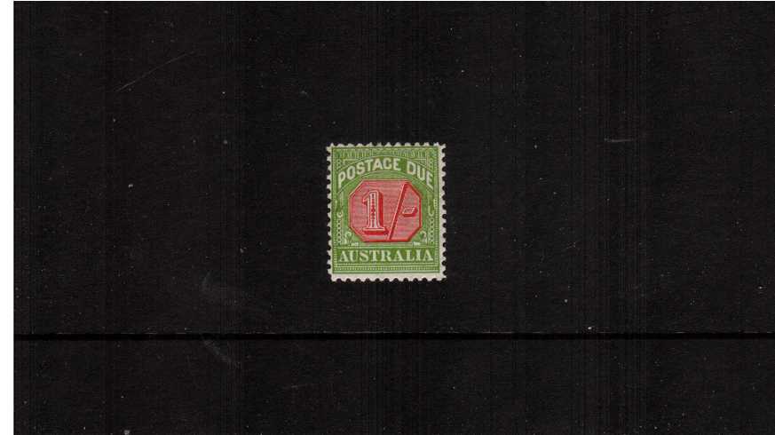 The 1/- Postage Due fine lightly mounted mint.
<br/><b>ZAZ</b>