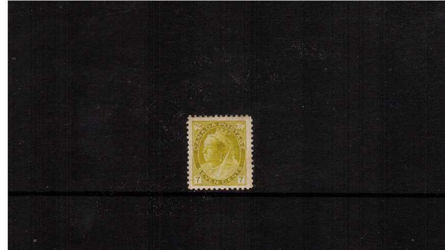 7c Greenish Yellow ''Numeral Issue''<br/>A bright and fresh mounted mint single.
<br/><b>XQX</b>