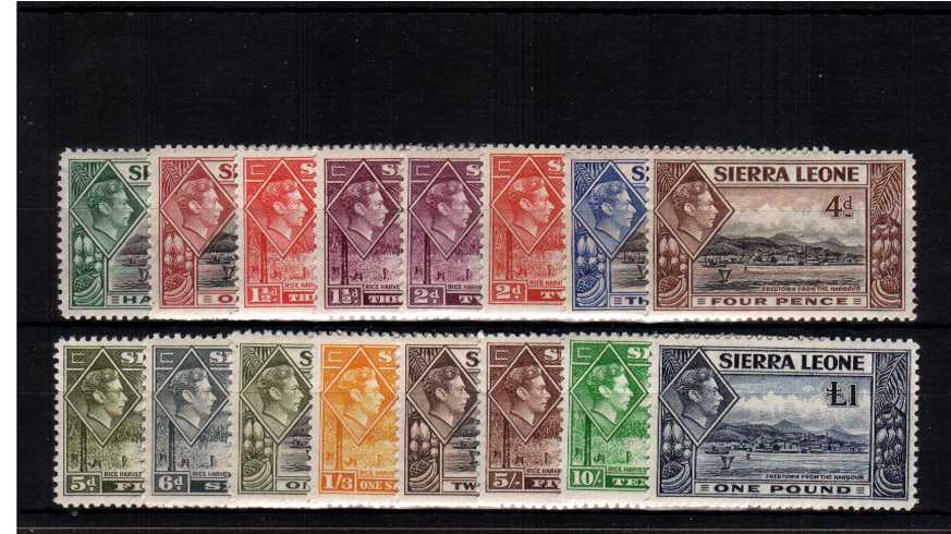 A superb unmounted mint set of sixteen.<BR/>Difficult set to find unmounted. 
<br/><b>QQV</b>