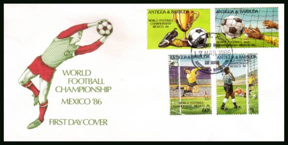 World Cup Football Championship - Mexico<br/>on an unaddressed colour illustrated First Day Cover