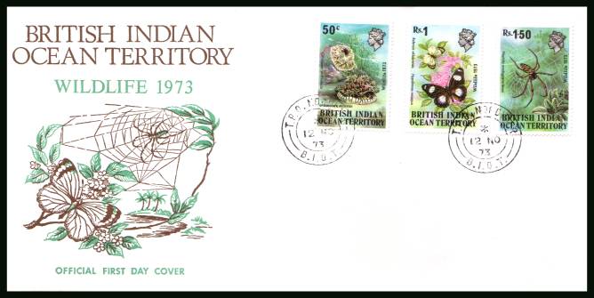 Wildlife - 1st Series<br/>cancelled with a T.P.O. NORDVAER steel CDS on an illustrated First Day Cover