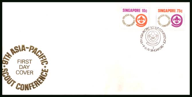 Ninth Asia-Pacific Scout Conference<br/>on an illustrated unaddressed colour First Day Cover