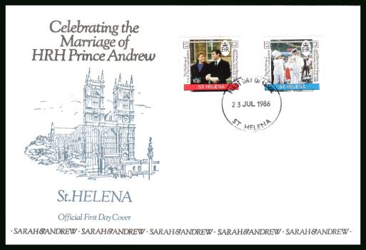 Royal Wedding<br/>on an unaddressed official First Day Cover