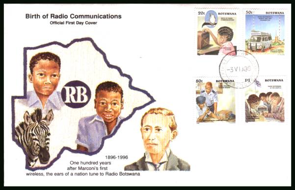 Centenary of Radio<br/>on an official unaddressed First Day Cover