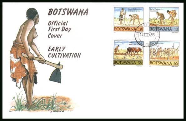 Early Cultivation<br/>on an official illustrated First Day Cover