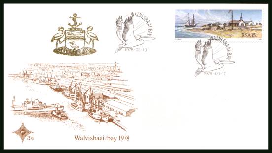 Annexation of Walvis Bay<br/>on an official unaddressed First Day Cover
<br/>Cover number:3.6