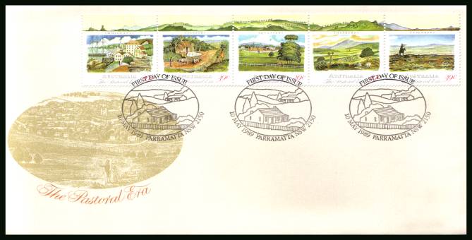 Colonial Development - 1st Issue<br/>on an official unaddressed First Day Cover