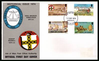 Historical Anniversaries<br/>on an unaddressed illustrated official First Day Cover