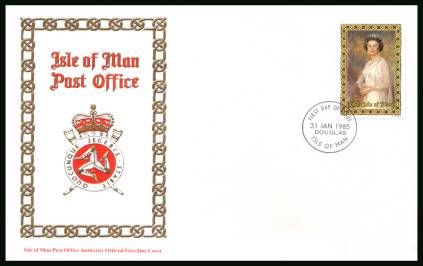 5 Definitive single <br/>on an unaddressed illustrated official First Day Cover