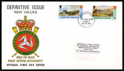 The 5p and 7p definitives<br/>on an unaddressed illustrated official First Day Cover