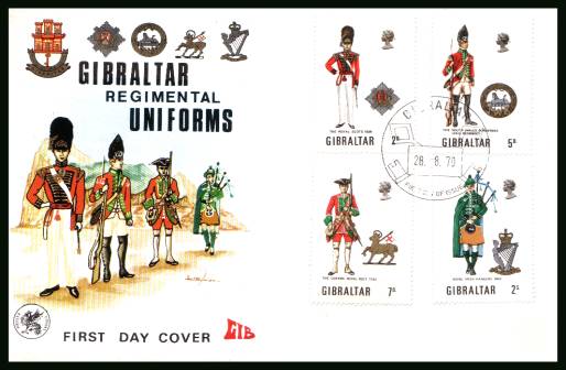Military Uniforms - 2nd Series<br/>on an unaddressed illustrated WESSEX First Day Cover