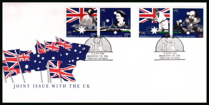 Bicentenary of Australian Settlement <br/>on an official unaddressed illustrated First Day Cover