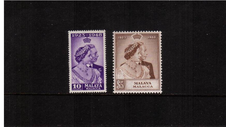 the 1948 Royal Silver Wedding set of two superb unmounted mint.<br/><b>SEARCH CODE: 1948RSW</b><br/><b>QQR</b>