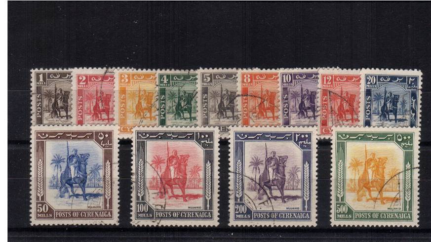 A superb fine used set of thirteen. A rare set to find fine used! 
<br/><b>QBQ</b>