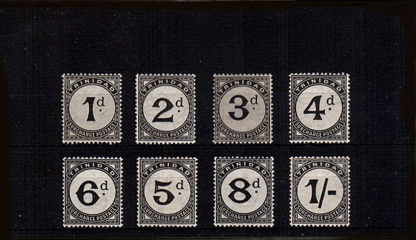 The Script Watermark set of eight superb unmounted mint. A rare set to find unmounted!
<br/><b>QGQ</b>