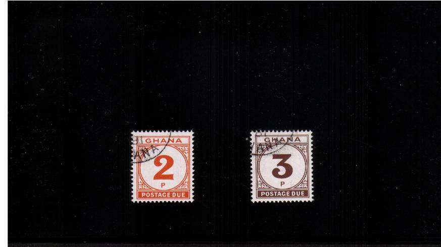 A superb fine used set of two.  Scarce!