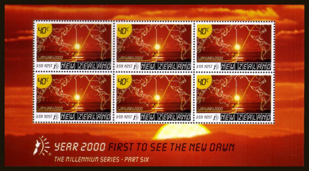 Millennium Series - 6th Issue<br/>
The footnote listed by GIBBONS limited edition minisheet from the collection costing NZ$129. 





<br/><b>QSQ</b>