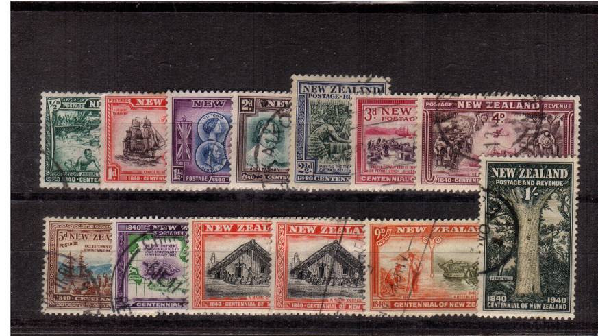 Centenary of British Sovereignty<br/>
A very fine used set of thirteen with selected cancels mostly with a CDS. Pretty! <br/><b>QSQ</b>