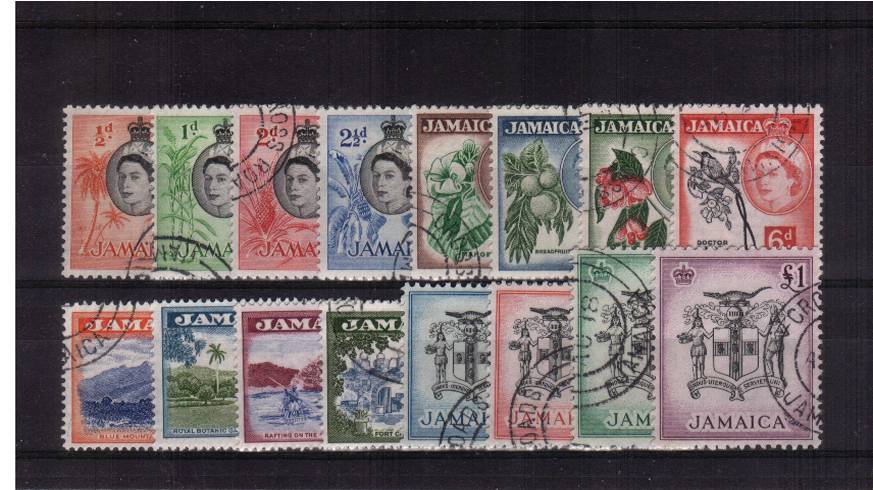 A superb fine used set of sixteen each stamp with a circular date stamp.
<br/><b>QTQ</b>