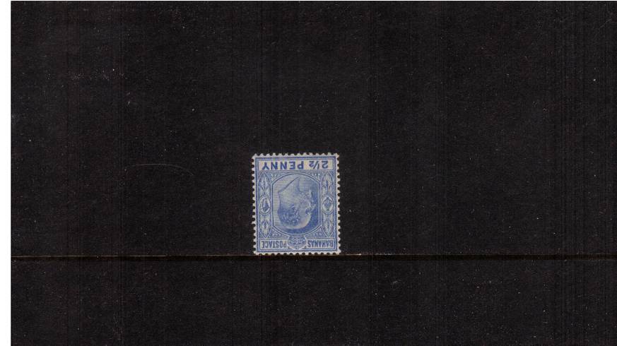 2½d Ultramarine<br/>
A superb unmounted mint single clearly showing <b>WATERMARK INVERTED</b>

<br/><b>QUQ</b>